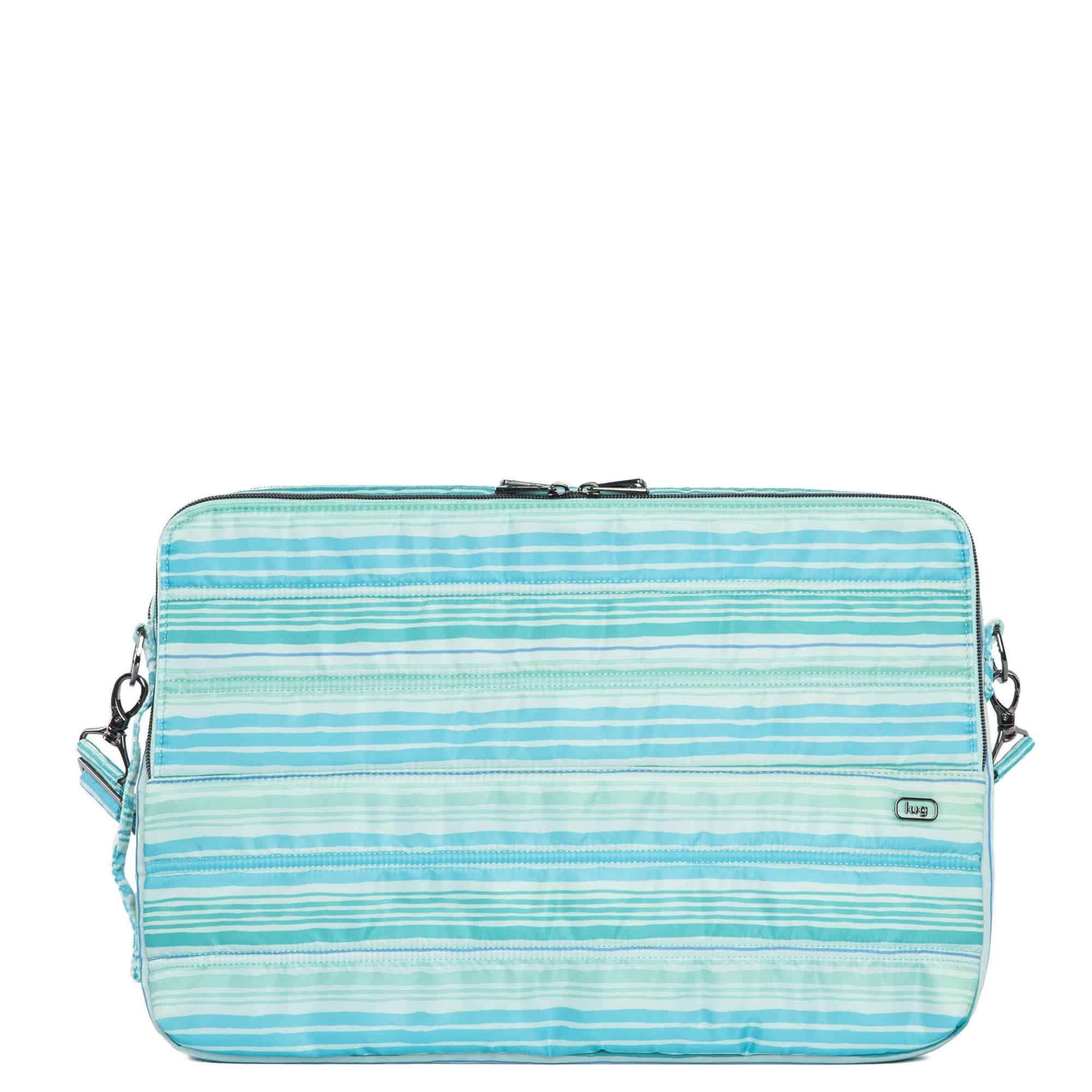 Delta 17" Laptop Case - LOVE WAVES AQUA - Delta_17in_LovewavesAqua_01